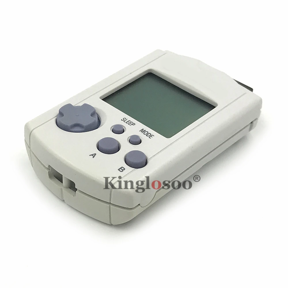بطاقة ذاكرة بصرية VMS مستعملة أصلية لوحدة تحكم ألعاب SEGA Dreamcast تيار مستمر