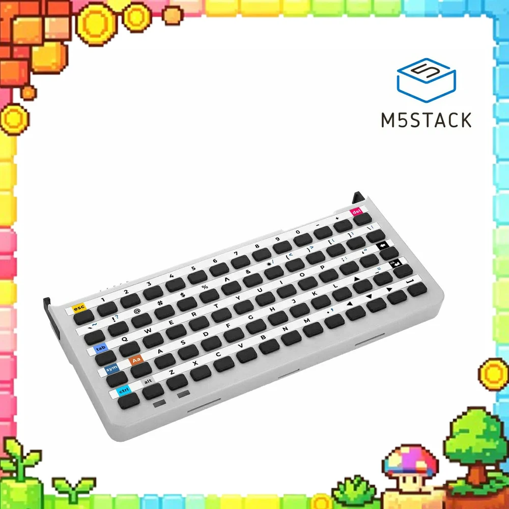 M5Stack Keyboard for Tab5 70-Key Physical Keyboard Input Expansion Module for Tab5 IoT Terminal