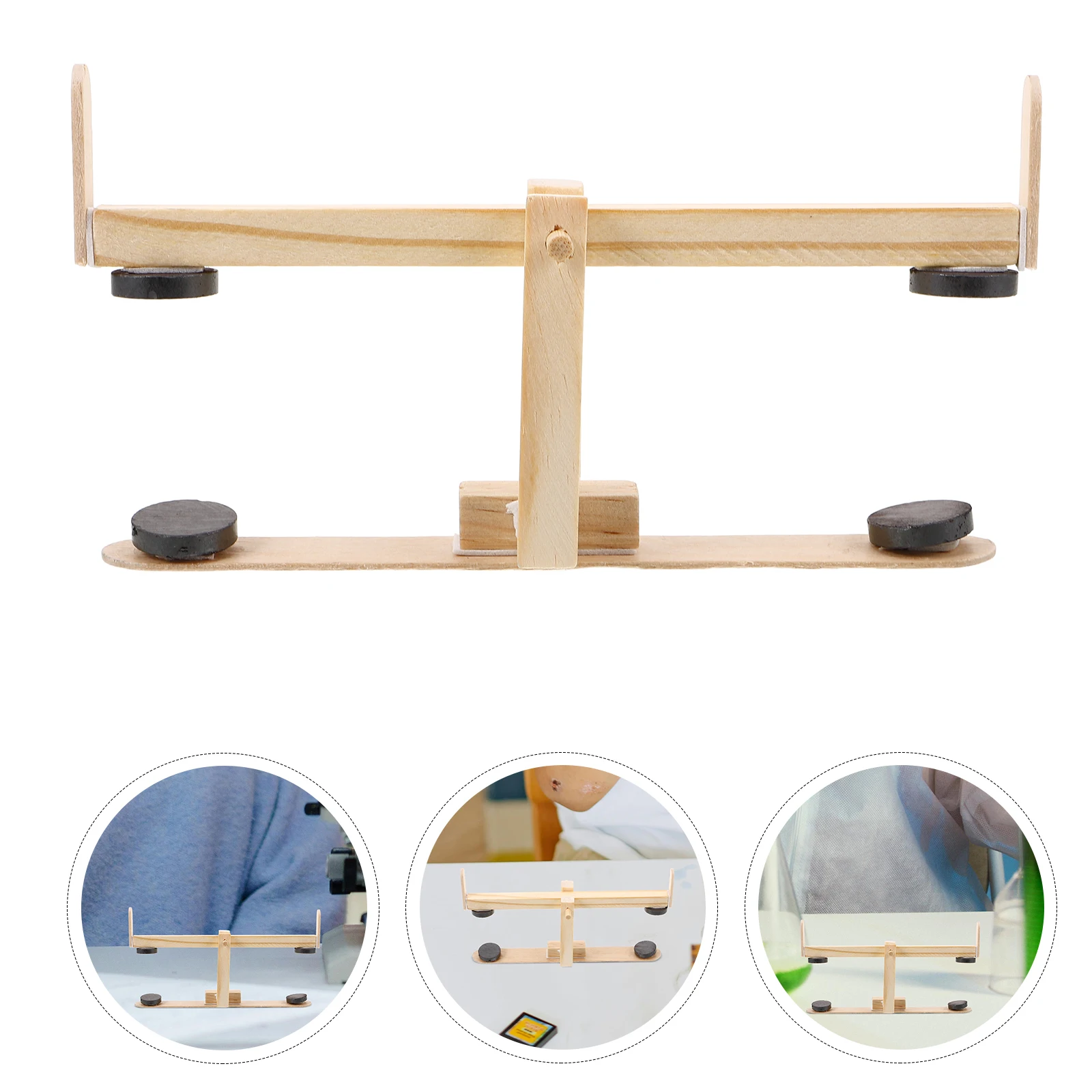 Lehrmittel, Grundschule, Magnete, Holz, Lernen, magnetische Wippe, wissenschaftliches Spielzeug