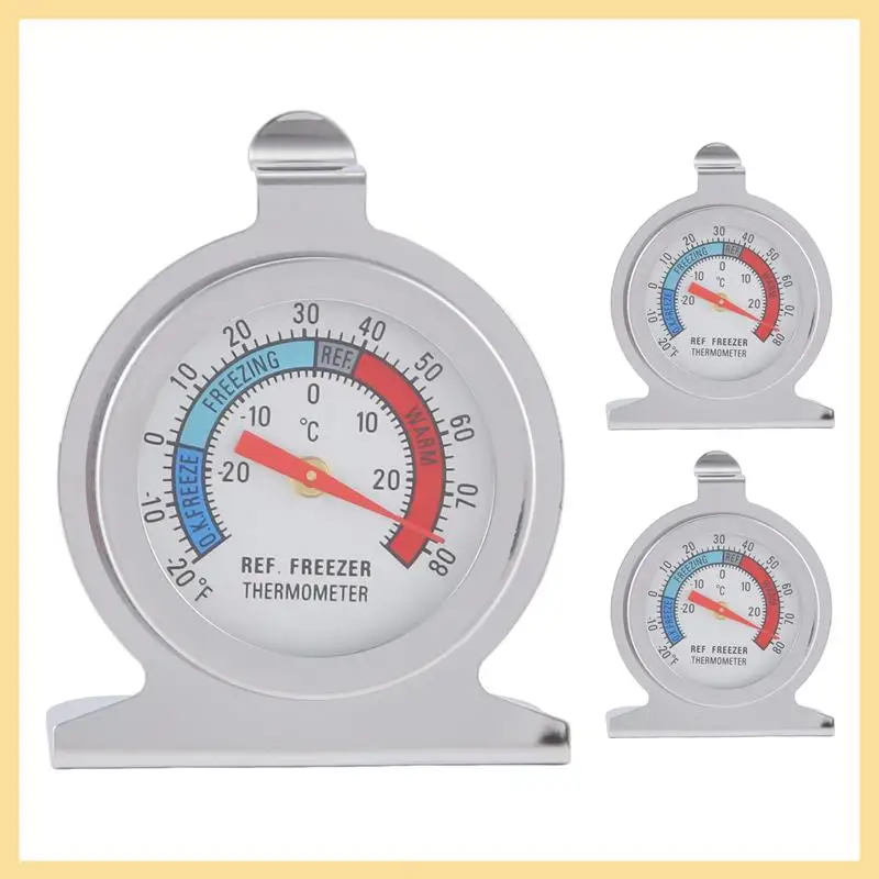 BUONO-Magometro per frigorifero e congelatore Serie Termometro a quadrante grande Termometro per temperatura per frigorifero e congelatore