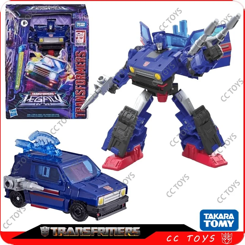 In Stock Takara Tomy Transformers Toys Legacy 12CM Deluxe Class Skids  Action Figure Robot Collection Hobby Children's Toy