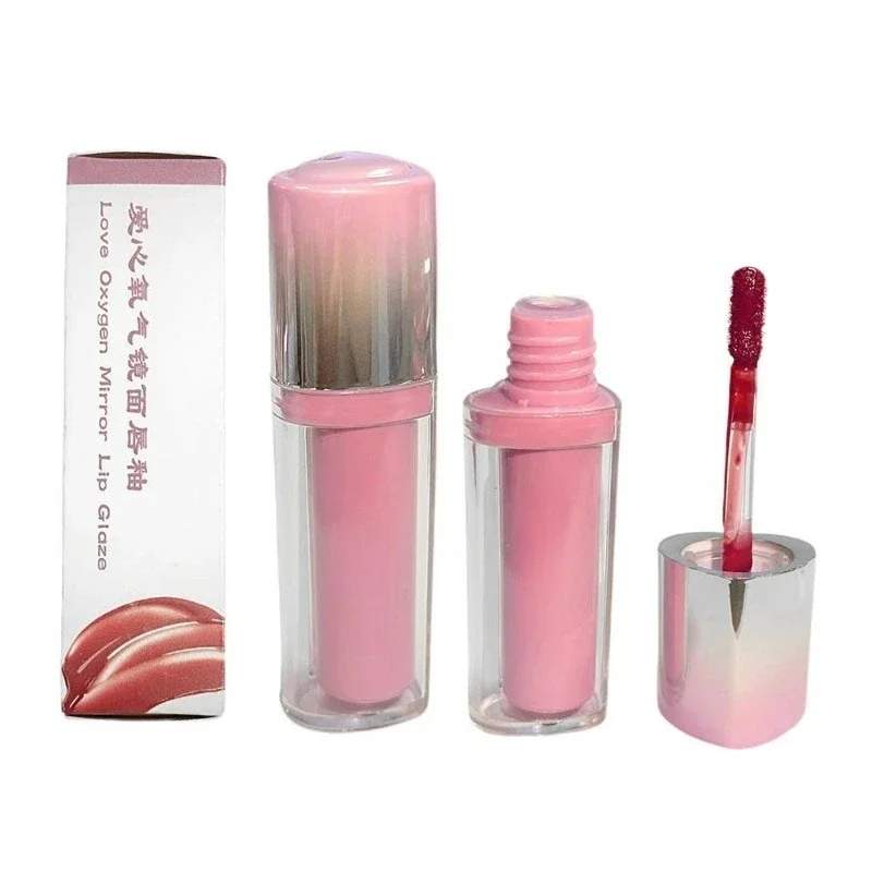 Smalto per labbra a specchio Idratante Impermeabile che forma rapidamente Uva Viola Acqua Luce Lucidalabbra Non appiccicoso Rossetto gelatinoso rosso Trucco