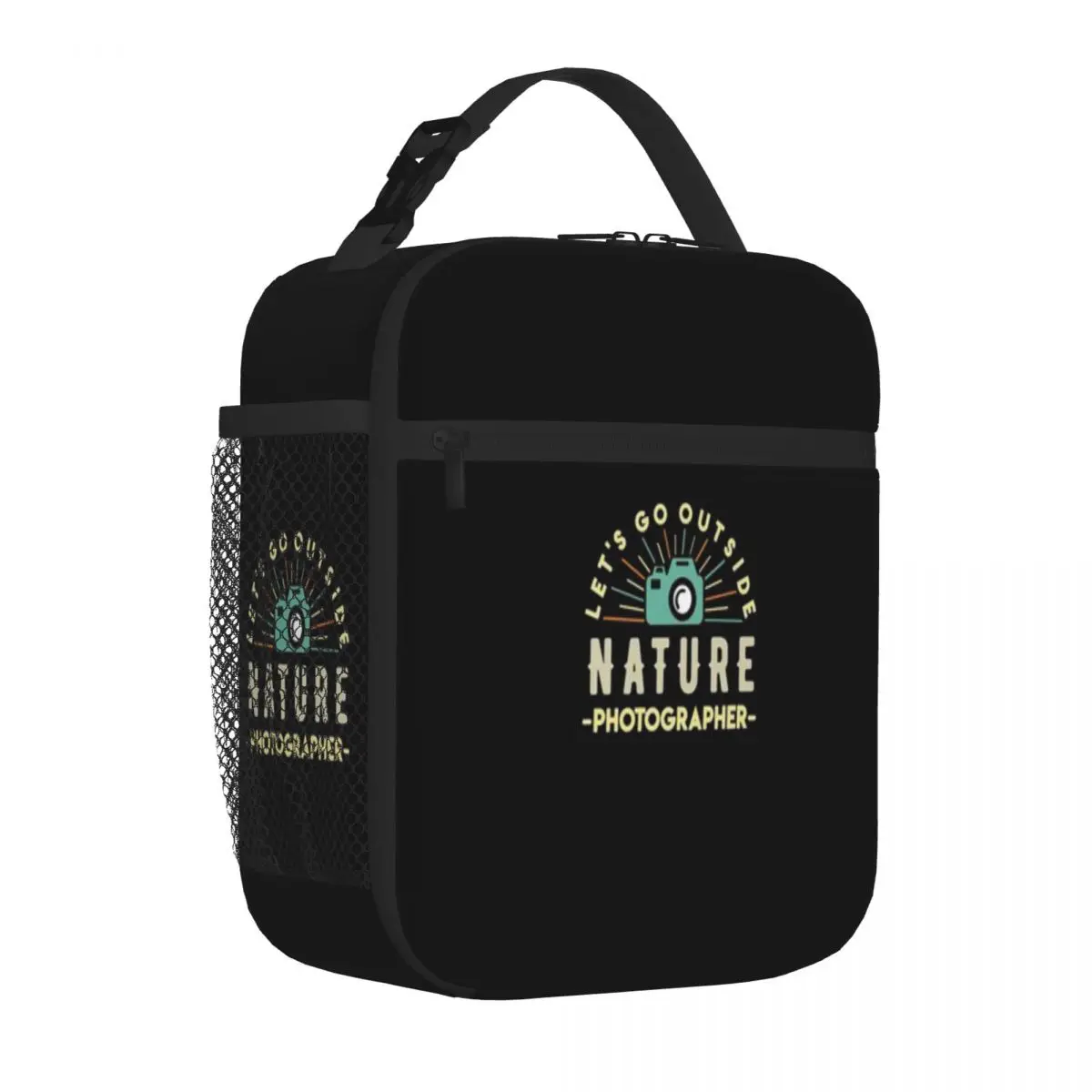 Hot Sale Landscape Outdoor Photographer Nature Photography Insulated Inner Outdoor Lunch Bag Family Picnic Lunch Carrier