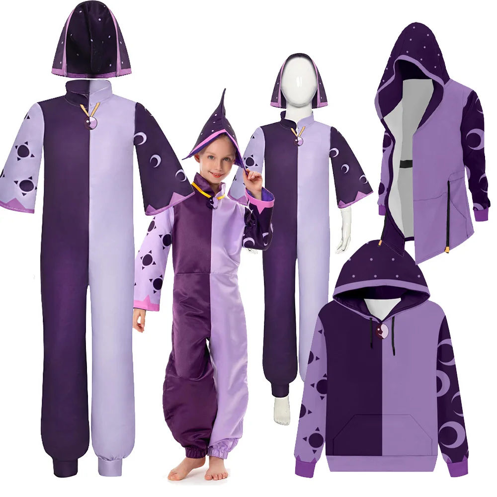 

Kids Adult Collector Cosplay Costume The Owl Roleplay Hooded Jumpsuit Children Men Women Hoodie Jacket Halloween Carnival Suit