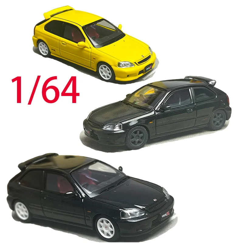 

Hobby Japan Diecast 1/64 Scale Honda Alloy Car Model Honda Civic Type R EK9 Initial D Play Vehicles Toys for Boys Original Box