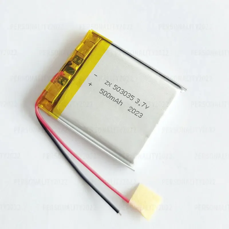 503035 Battery 500mAh 3.7V Polymer Rechargeable Batteries for Mobile Phone Balance Car Bluetooth Headset Pet Drinker Audio