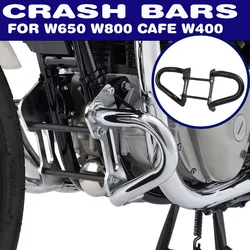 For Kawasaki W650 W800 CAFE W400 W 400 650 800 Motorcycle Highway Crash Bars Protection Engine Guard Bumper Stunt Cage