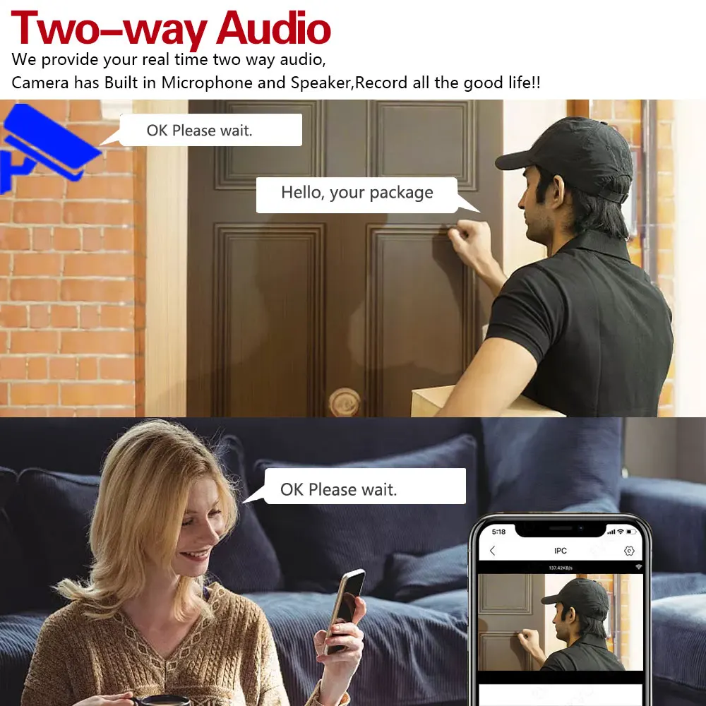 16CH 4K 8MP NVR POE CCTV 5MP Camera Security System Kit Two Way Audio Ai IP Camera Outdoor Color Night Vision Surveillance Set