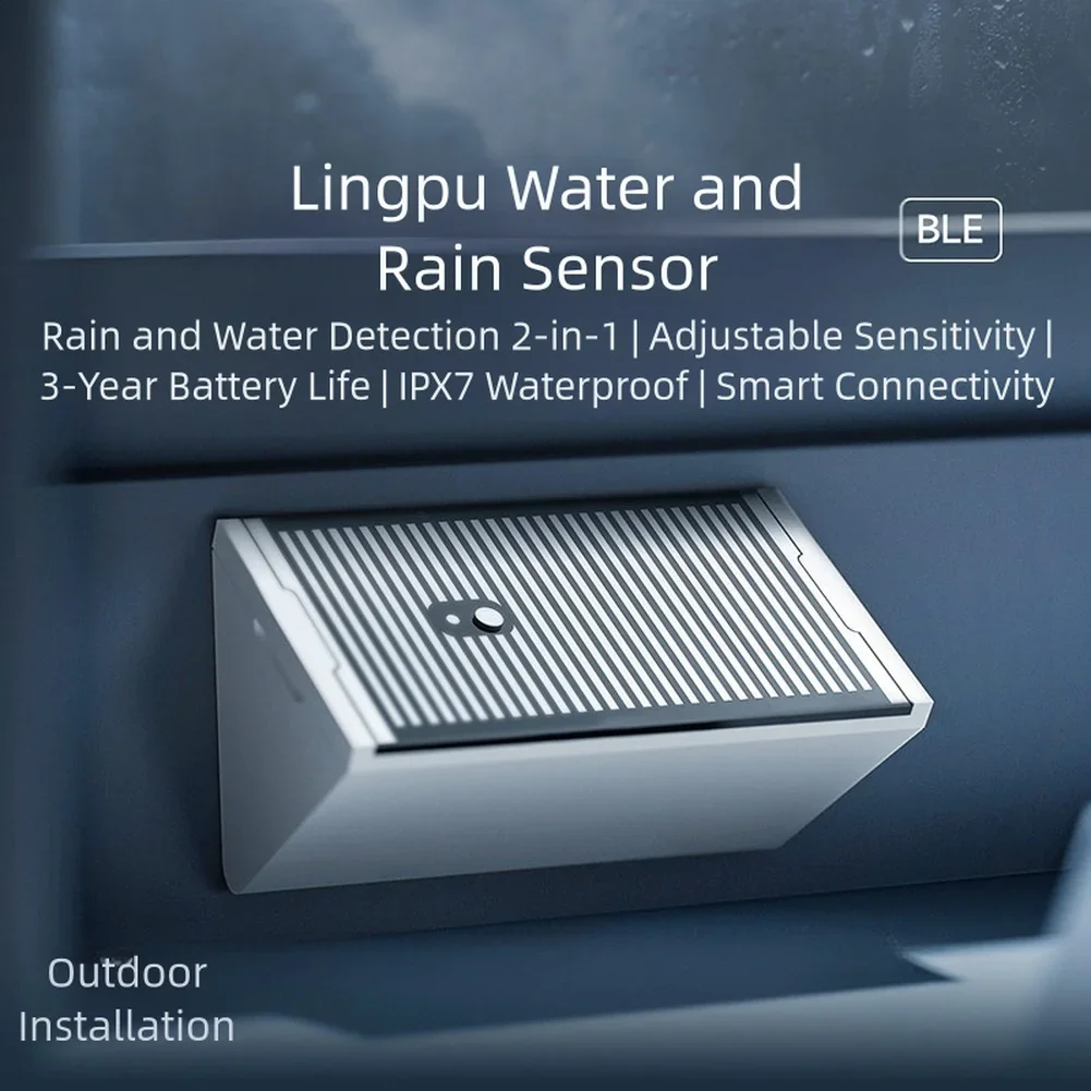 High Sensitivity Water Leak And Rain Sensor IPX7 Waterproof For Smart Home Water Leak And Rain Sensor Family Intelligence System