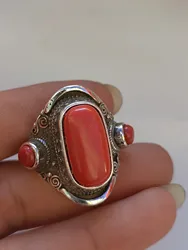 Mới Nhất Chính Xác Cao Cấp Cao Cấp Đá Quý Handring Nguyên Chất Handmade Dát Vòng May Mắn-Nhẫn