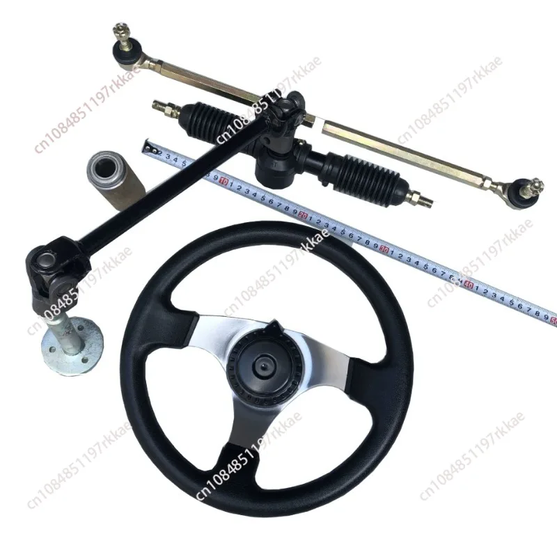 Four-wheel electric motorcycle beach kart accessories steering wheel steering ball head tie rod assembly