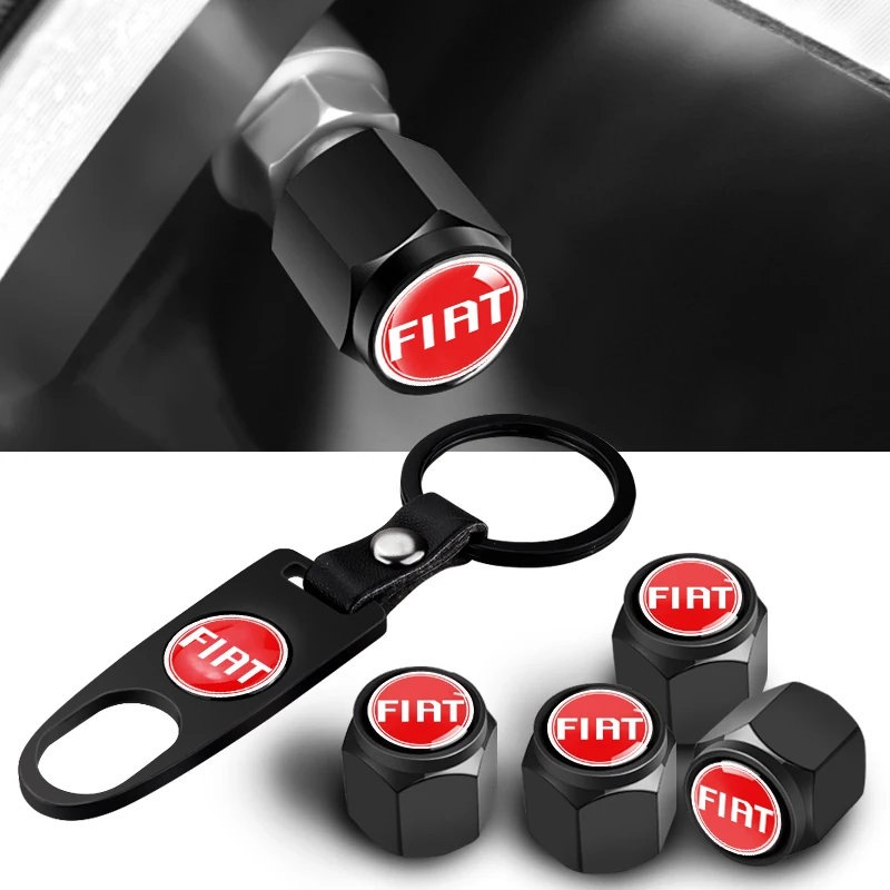 Car Keychain Keyring Tire Valve Cap Car Styling Accessories For Fiat BMW M Mercedes Benz AMG Audi Sline Mazda Opel Nismo Nissan