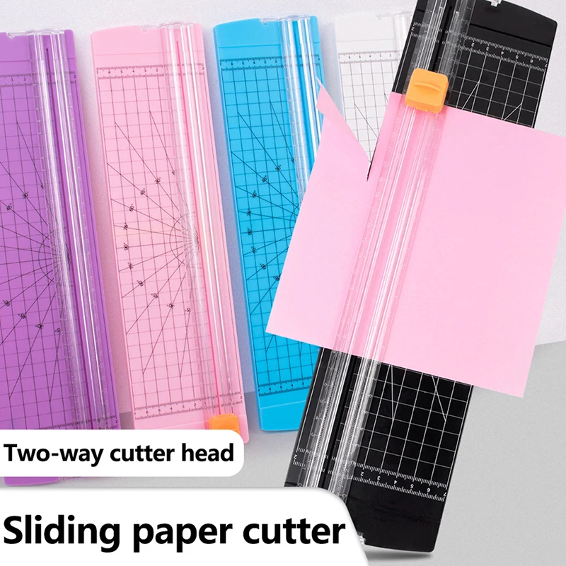 A4 Precision Paper Photo Trimmers Cutters Guillotine with Pull-out Ruler for Photo Labels Paper Cutting Tool Durable