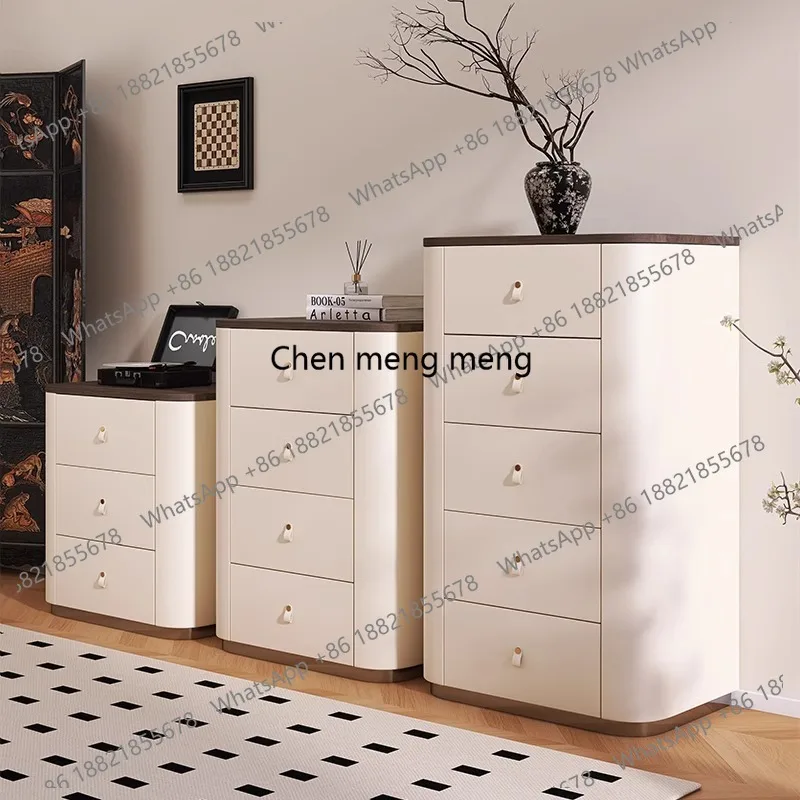 

Medieval style living room six drawers modern simple bedside lockers bedroom home