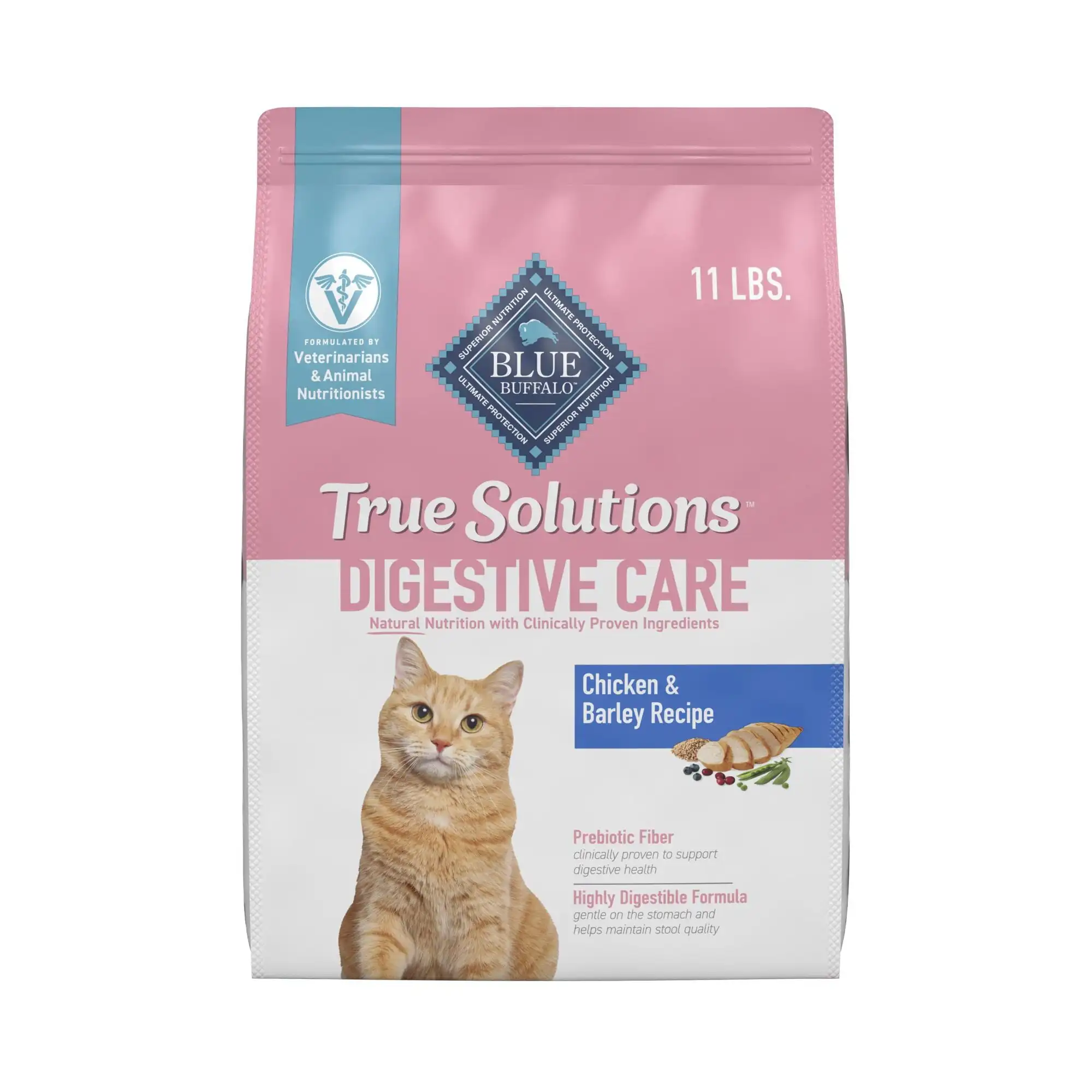 

True Solutions Digestive Care Natural Dry Cat Food, Chicken, 11-lb. Bag