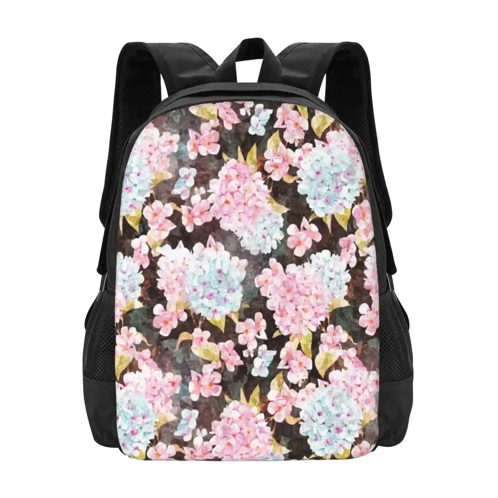 

Blossom V2 Hot Sale Schoolbag Backpack Fashion Bags Blossom Retro Vintage Floral Pattern Jungle Wild Forest