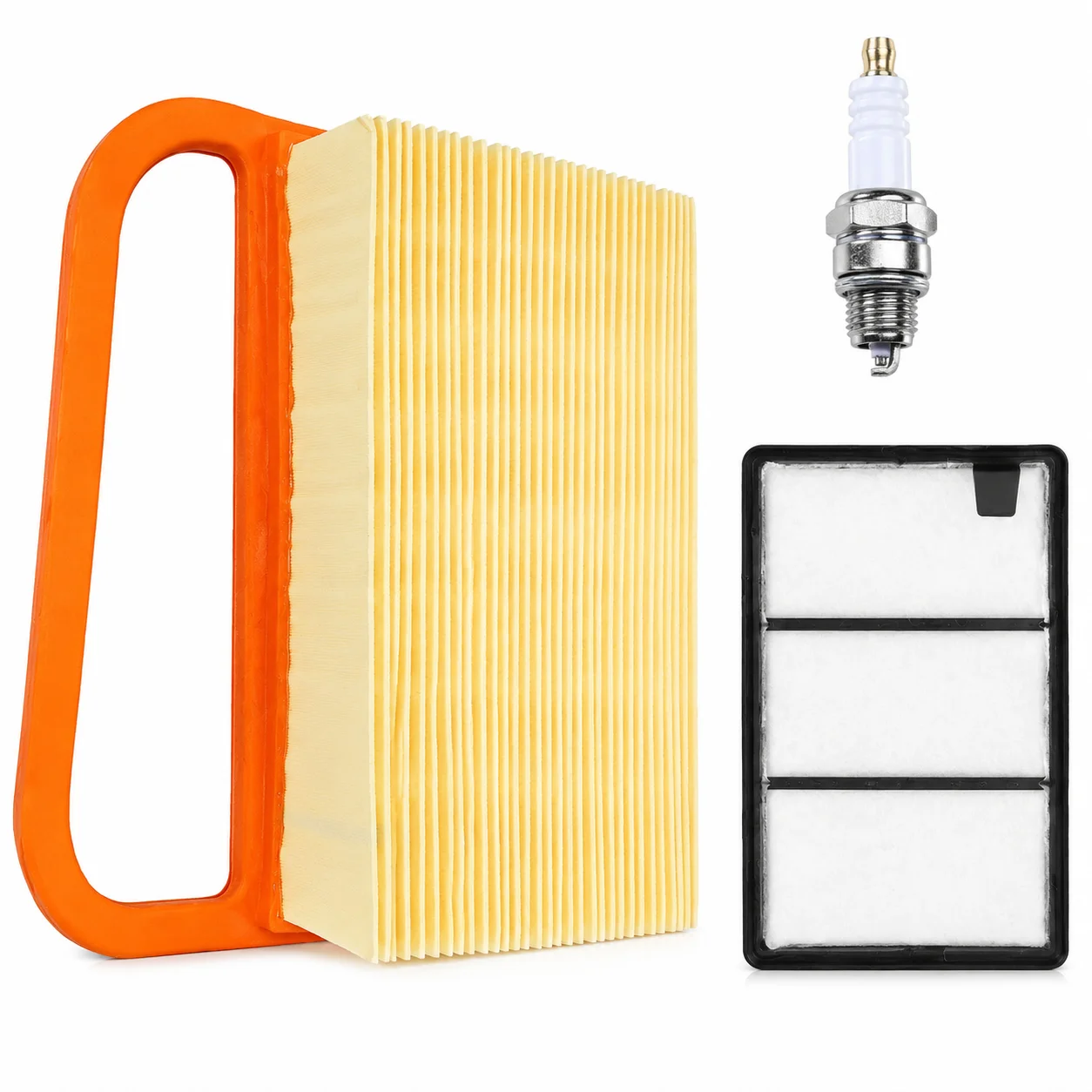Air Filter Pre-Filter Spark Plug Kit For Stihl TS410Z TS420Z TS410 TS420 Replaces 42381401800 Chainsaw Parts Replacement Kit