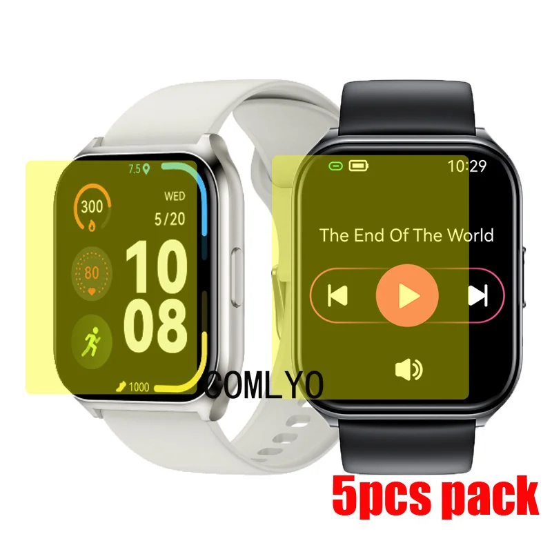 5 шт. для Haylou Watch 2 LS02 Pro Защитная пленка для экрана HD ТПУ пленка