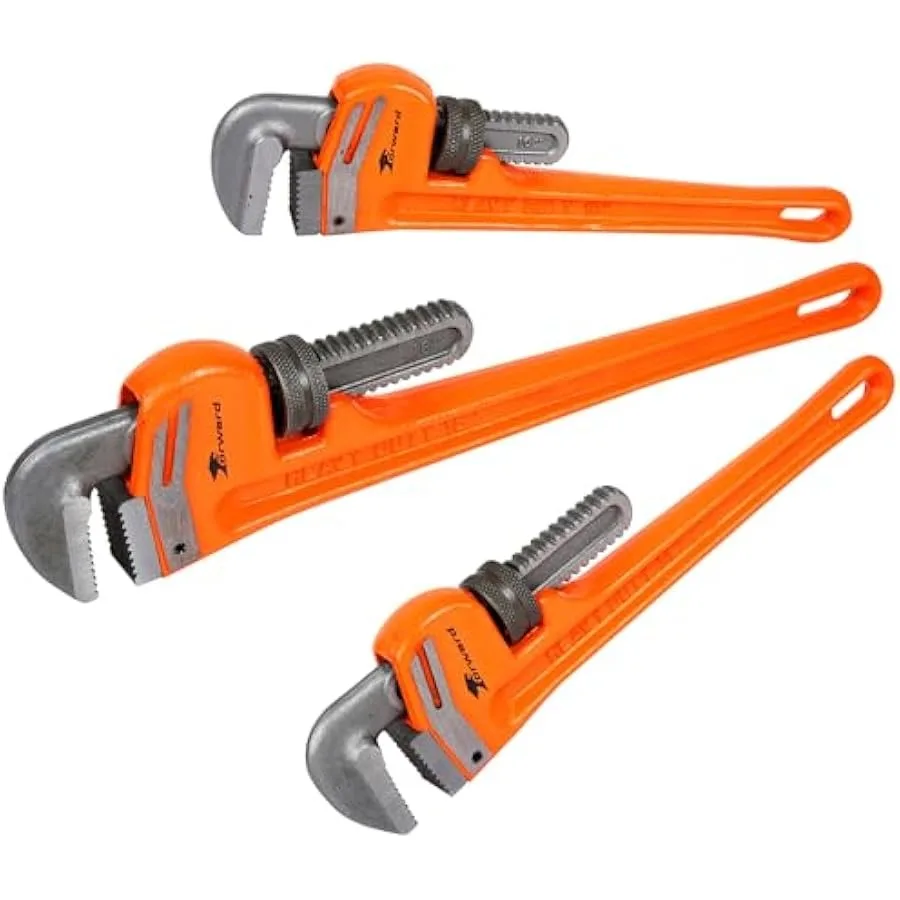 Forward 3pcs Pipe Wrench Set - 10