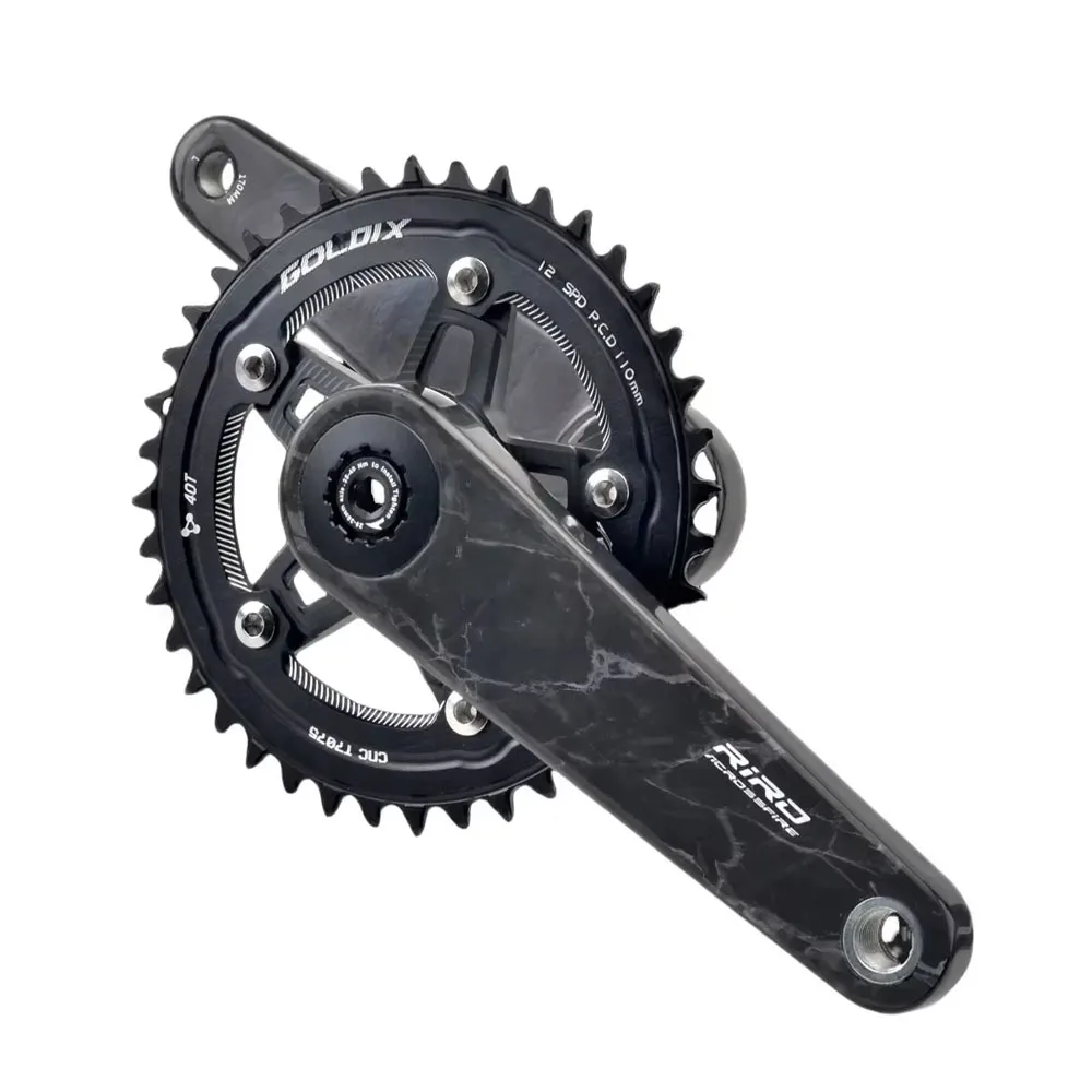 110 130 bcd chainring Adapter spider 4 bolt Converter for Shimano Carbon Crankset MS DIRECT MOUNT 1x 2x chainring view 6