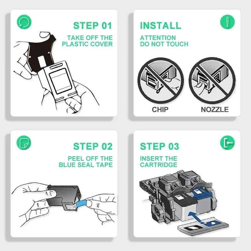 Imagem -06 - Cartucho de Tinta Remanufaturado para hp Deskjet Premium Color F735 D730 K109a K209a K510a 703 703xl