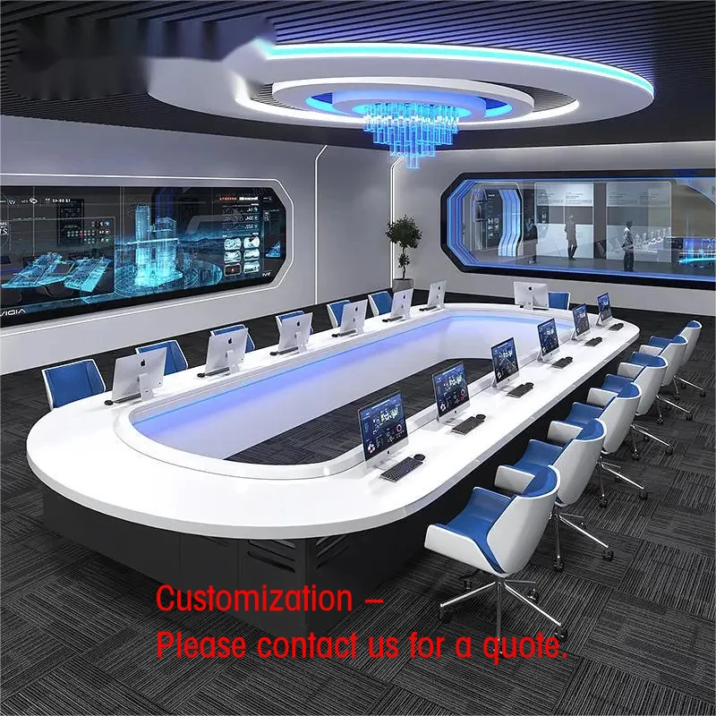 custom.U-shaped Conference Table Office Furniture Design Meeting Room Conference Desks and Chairs Office Building