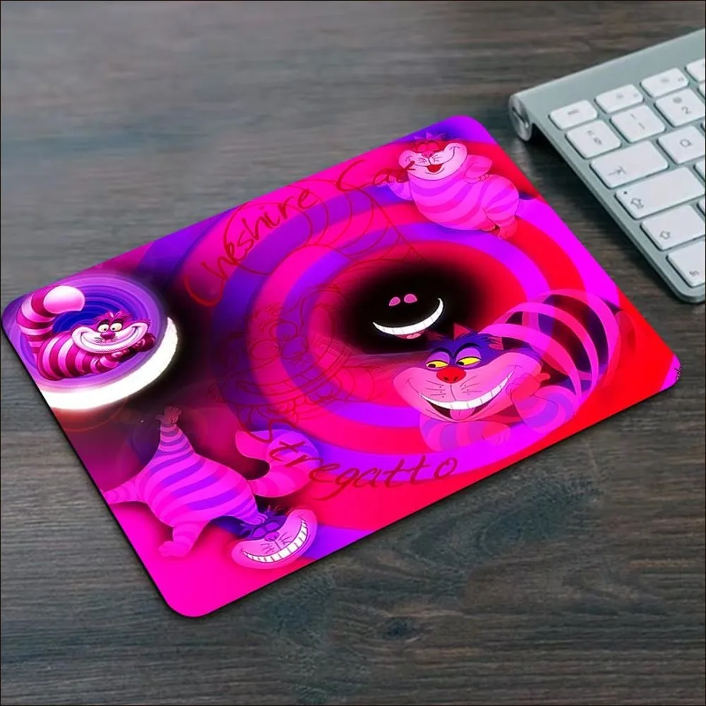 Disney Alice In Wonderland Cheshire Cat Mousepad Custom Skin Desktop Desk Mat Kawaii Gaming Accessories Pad Padmouse Play Mats