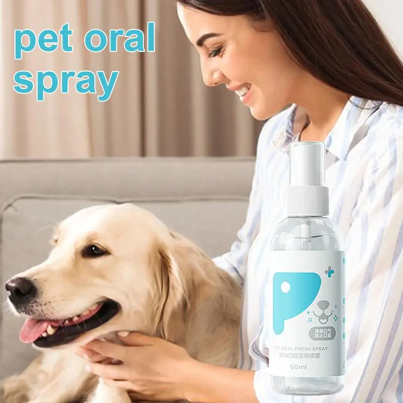 Oral Care Dog Spray Portable Dog Breath Spray Dog Teeth Spray Dog Breath Spray Deep Cleaning Remove Odors For Cat Kitten Dog