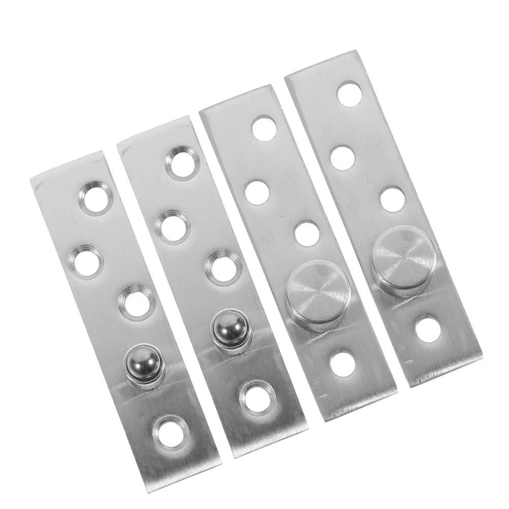 باب دوار 360 درجة مفصل محوري من الفولاذ المقاوم للصدأ لأثاث الخزانة مفصل أوفست مخفي ناعم ومتين