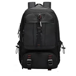 Men's Traveling Backpack 50-80L Large Capacity Business Backpack For Men 17 Inch Laptop Bags Fashion Oxford With Shoe Backpack