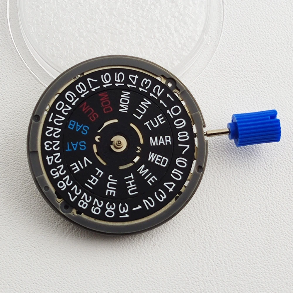 Japan Genuine NH36 Movement 24 Jewels Automatic Movement Crown 3.8 O'Clock NH36 Watch Parts Stem Set