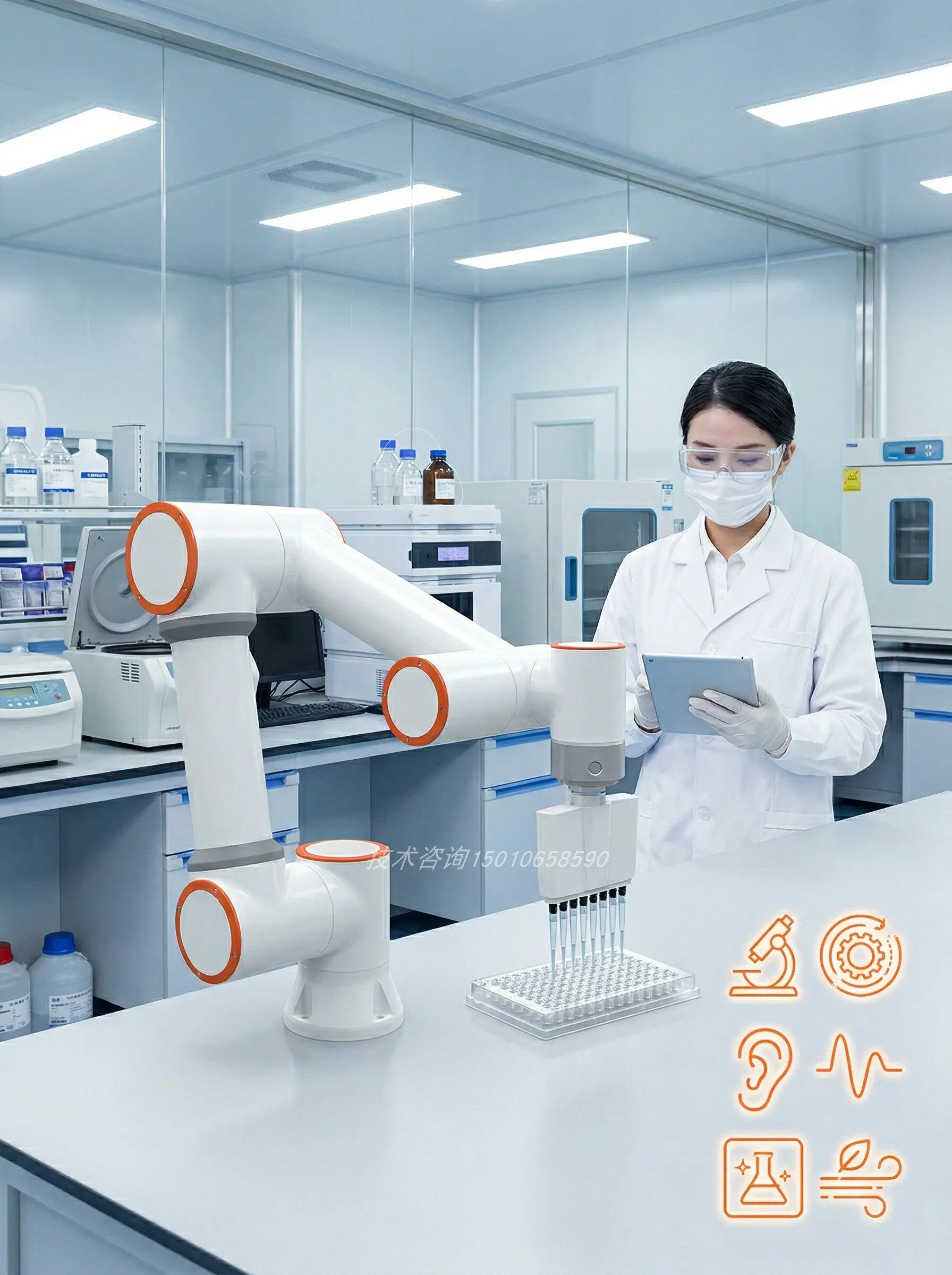 yiwei six-axis cooperative robot, drag-free programming, welding, handling and l