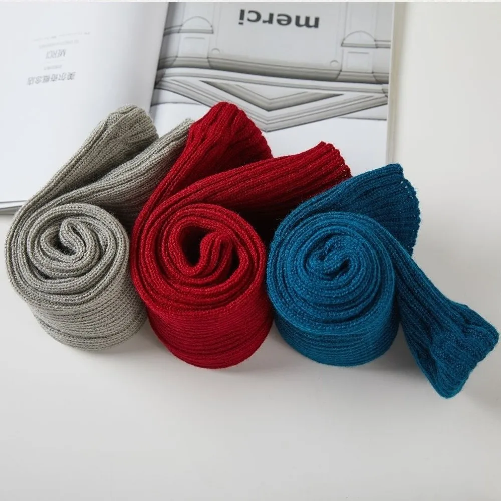 Soft Knitted Leg Warmers Over Knee Solid Color Ballet Warm Up Socks 90cm Yoga Dance Socks Ballet Practice