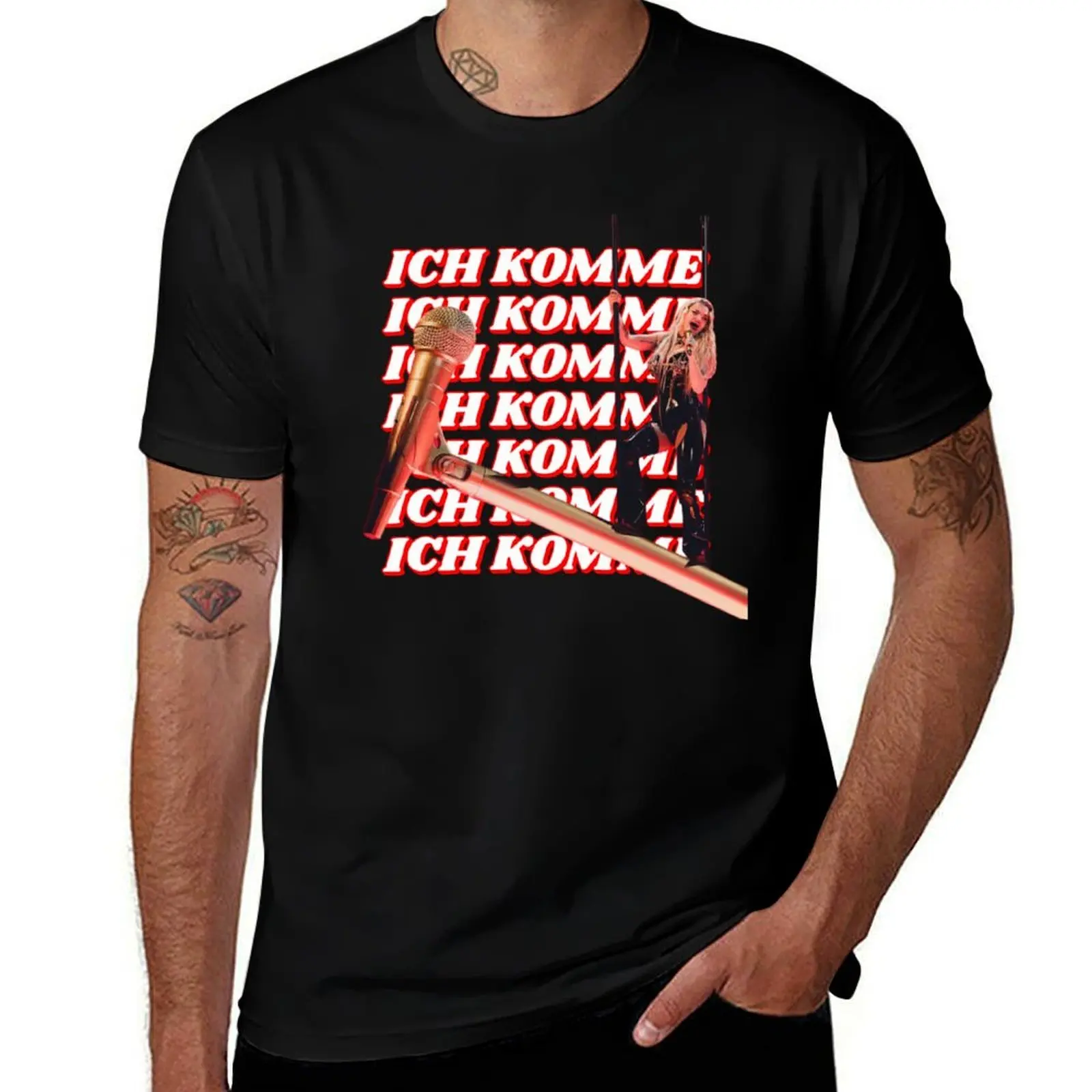 

Eurovision 2025) KOMME - (Finland - ICH Vikman Erika T-Shirt Casual Daily Graphic Tee