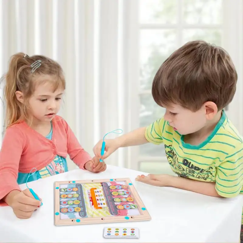 Magnetic Games For Kids Multiplayer Tabletop Magnet Board Game Fun Educational Magnetic Strategy Game For Children's Day