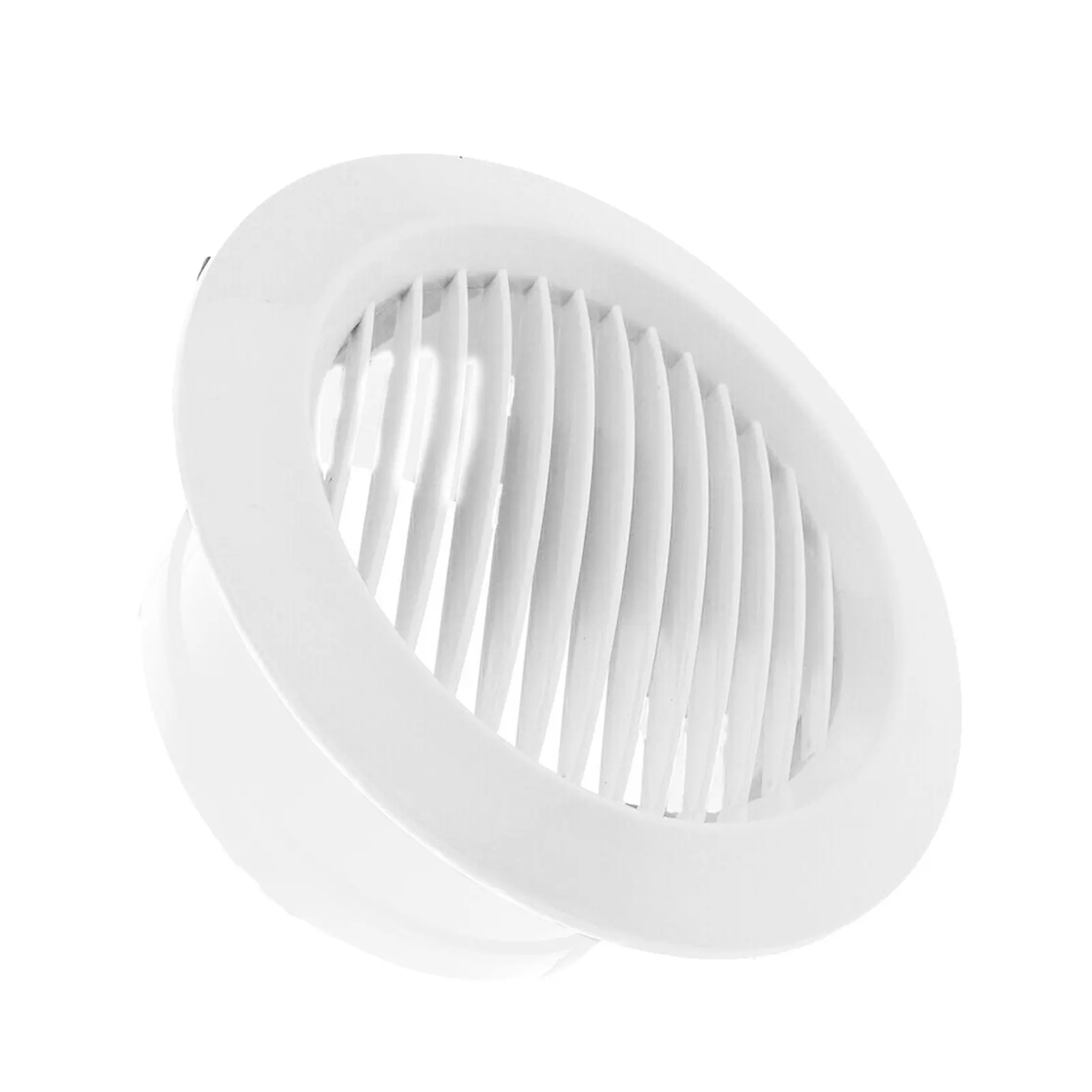 100/125/200mm Air-Vent Grille Circular Easy to Install ABS Louver Grille Cover for Room Ventilation Accessories