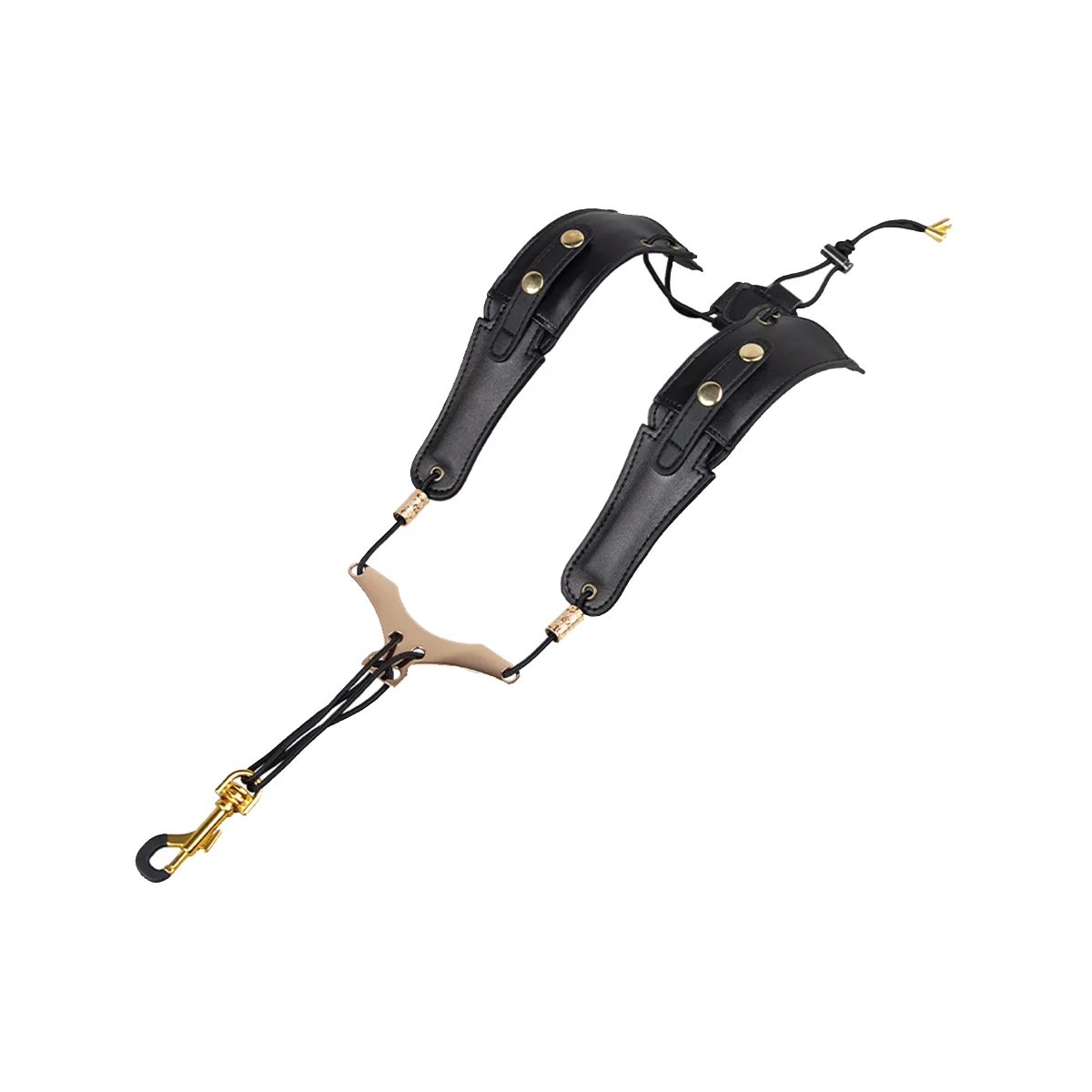Saxophone Shoulder Neck Strap Adjustable Sax Double Shoulder Strap Harness Sax Musical Instruments image 2