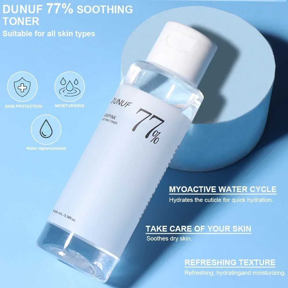 DUNUF Neue 100ML 77% Hautpflege Set Feuchtigkeitsspendende Toner Reinigung Öl Quercetin Poren Tiefen Reinigung Schaum Hautpflege Produkte entferner