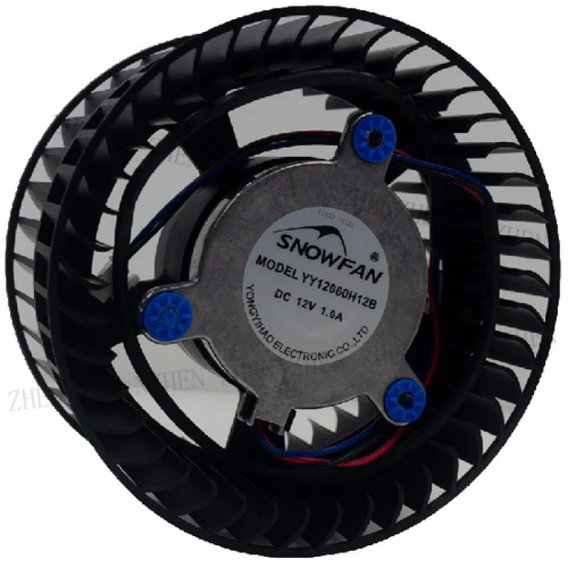 

Y 1Pc. New FOR SNOWFAN YY12060H12B Air Purifier Centrifugal Fan DC12V 1.0A 11.52W 3Pin