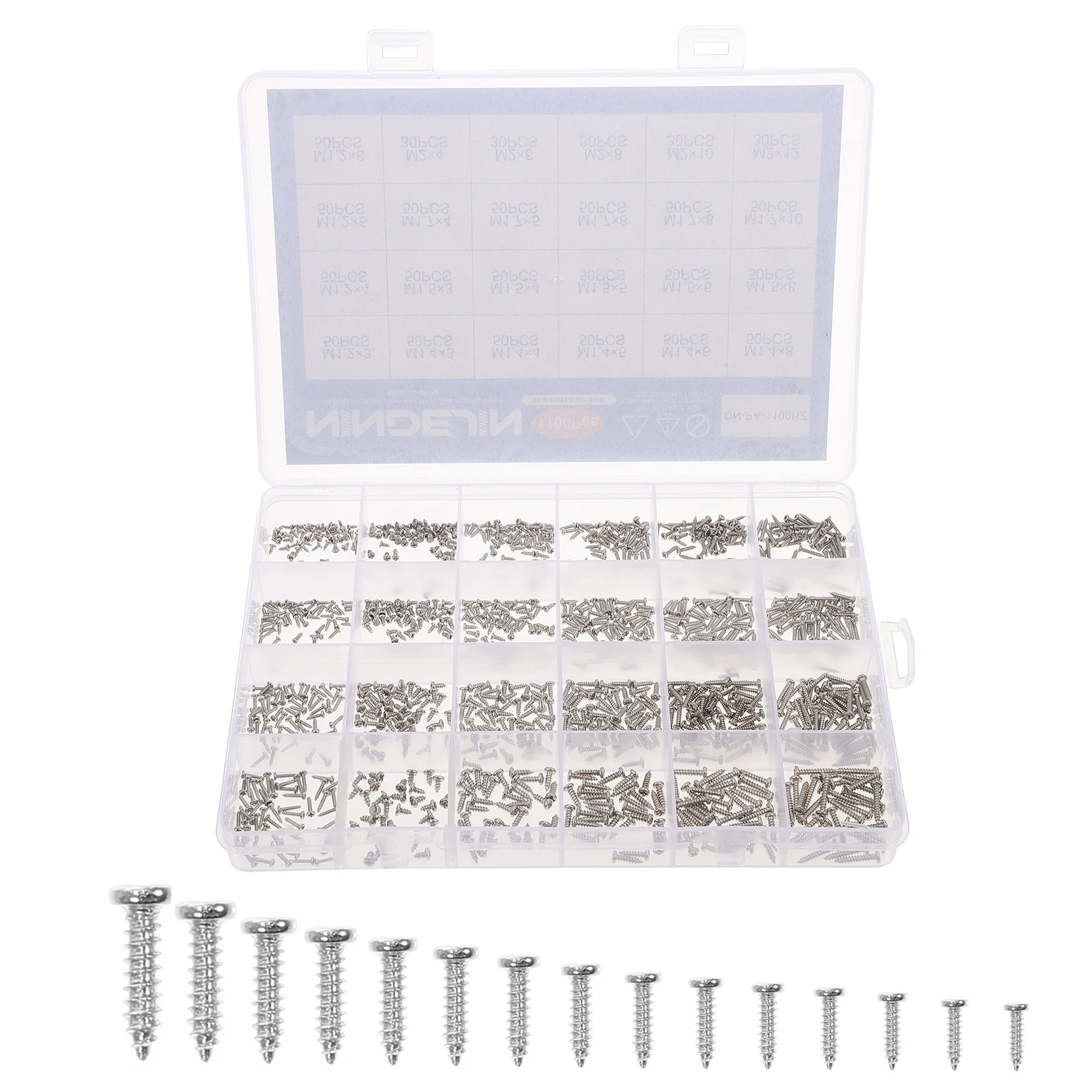 

Self tapping Screws Set Assorted Sizes Carbon Steel 4.8 Grade Small Sheet Stainless Screws Nails Kit Hardware
