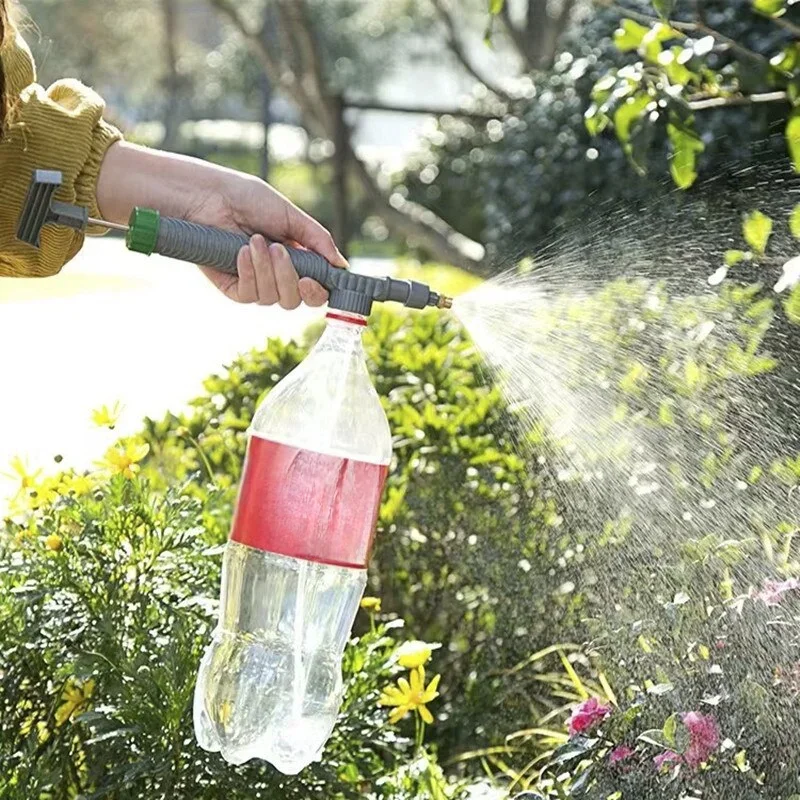 

Watering Irrigation High Sprayer Water Pressure Flower Garden Gun Sprayer Head Juice Bottles Interface Plastic Trolley Spray