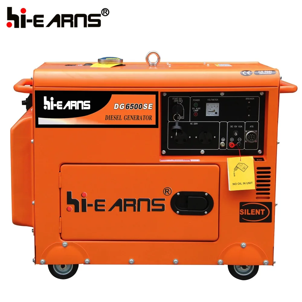 5.5KW red die·sel portable generator price dubai silent die·sel generator