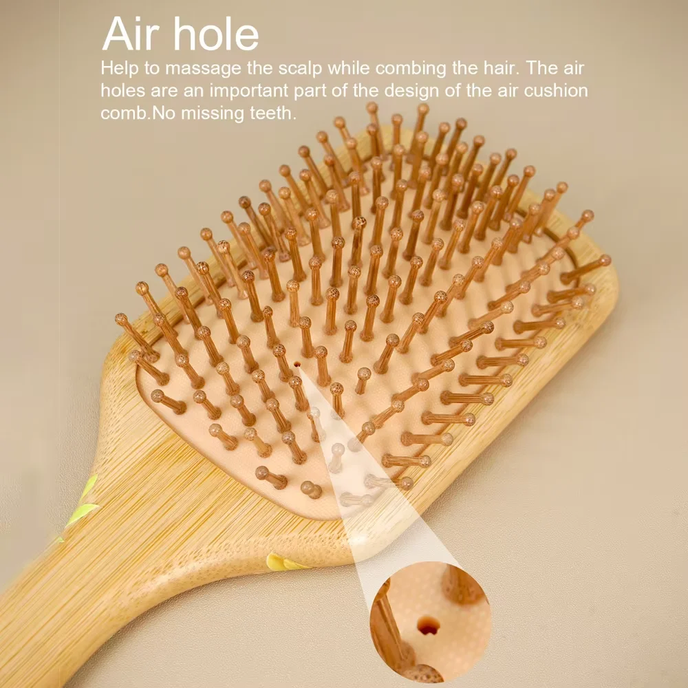 Sunflower Bamboo Air Cushion H - Bamboo Hair Brush recension och pris