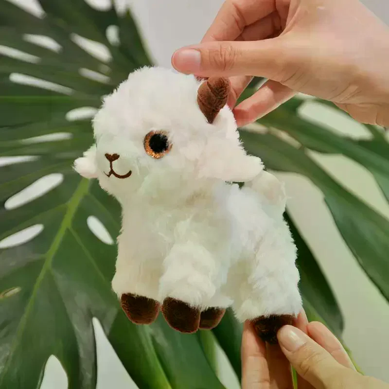 Cartoon Standing Lamb Pendant Plush Doll Keychain Creat. Backpack Decoration Pendant Cute Lamb Animal Keychain Best Gift