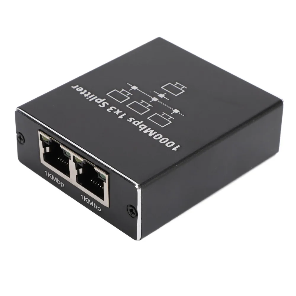 

Plug and Play 1000Mbps Ethernet Splitter RJ45 Port 1 to 3 LAN Splitter High Speed Internet Splitter Cat 5/5e/6/7/8 Cable