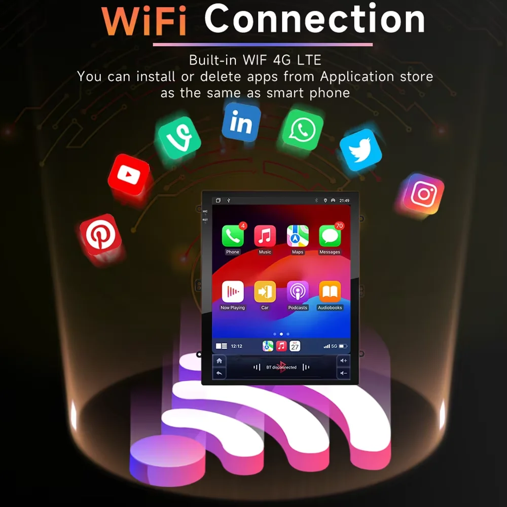 Autoradio da 9.7 pollici per Renault Kaptur Captur 2016-2019 Stereo Carplay Sistema di navigazione GPS 2 din DSP Multimedia Android 15 Auto