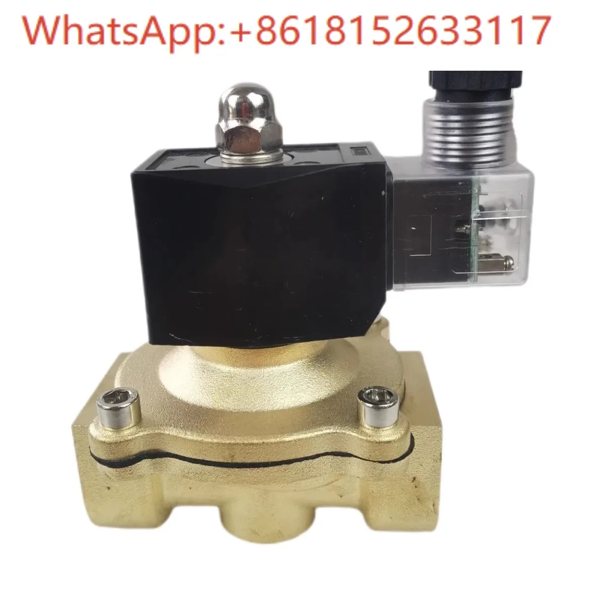 صمام المياه الكهرومغناطيسي الأصلي الموفر للطاقة، صمام الهواء 220 فولت DC24V DN8/DN15/2 دقائق، 4 دقائق، 1 بوصة