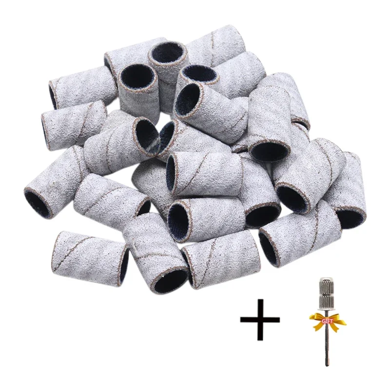 

Белый 80 120 180 240 Резак для зебры Шлифовальные ленты Сверла для ногтей Уход за ногами Полировка Маникюр Замена для снятия гель-лака