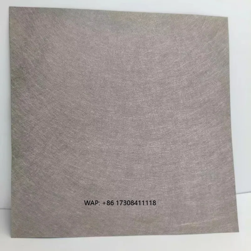 Customized Nickel Fiber Felt High Porosity Metal Felt for Hydrogen Production & Filtration Industries