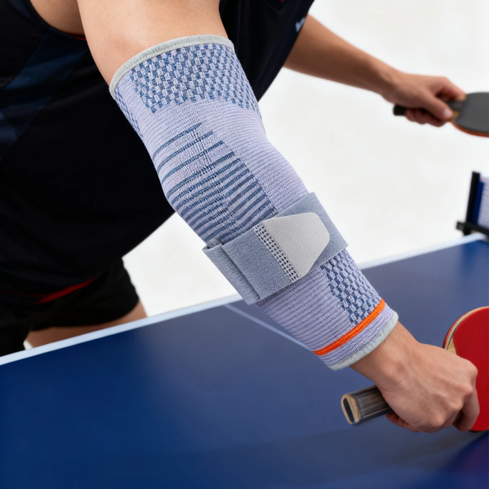 1 Stück Ellenbogenbandage - Tennis-Kompressionsbandage - Bandage für Golfer, Linker oder Rechter Arm - Sehnenentzündungs-Stützbandage für Golf, Männer und Frauen – Detail 10